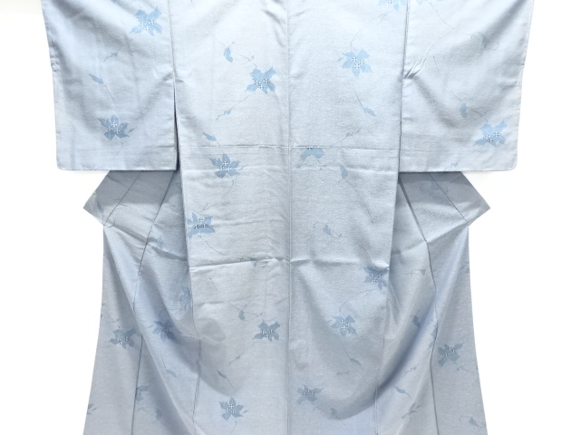 JAPANESE KIMONO / ANTIQUE KIMONO / TAISHO ROMAN STYLE / WOVEN LEAVES